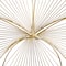 CosmoLiving by Cosmopolitan Gold Floral Glam Wall Décor Set
